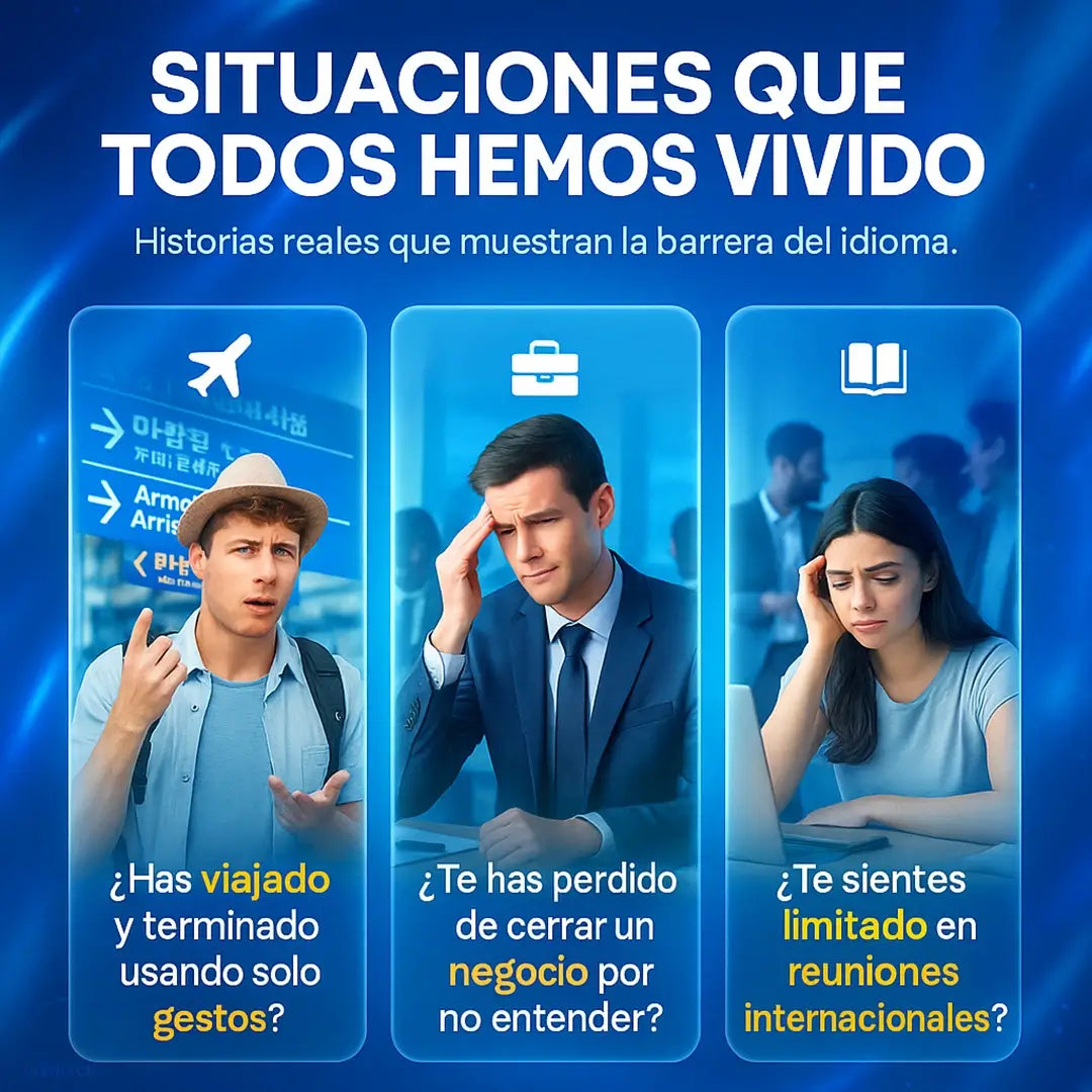 Kit AudiSmart® - Audífonos traductor con IA + Sett Carga Rapida