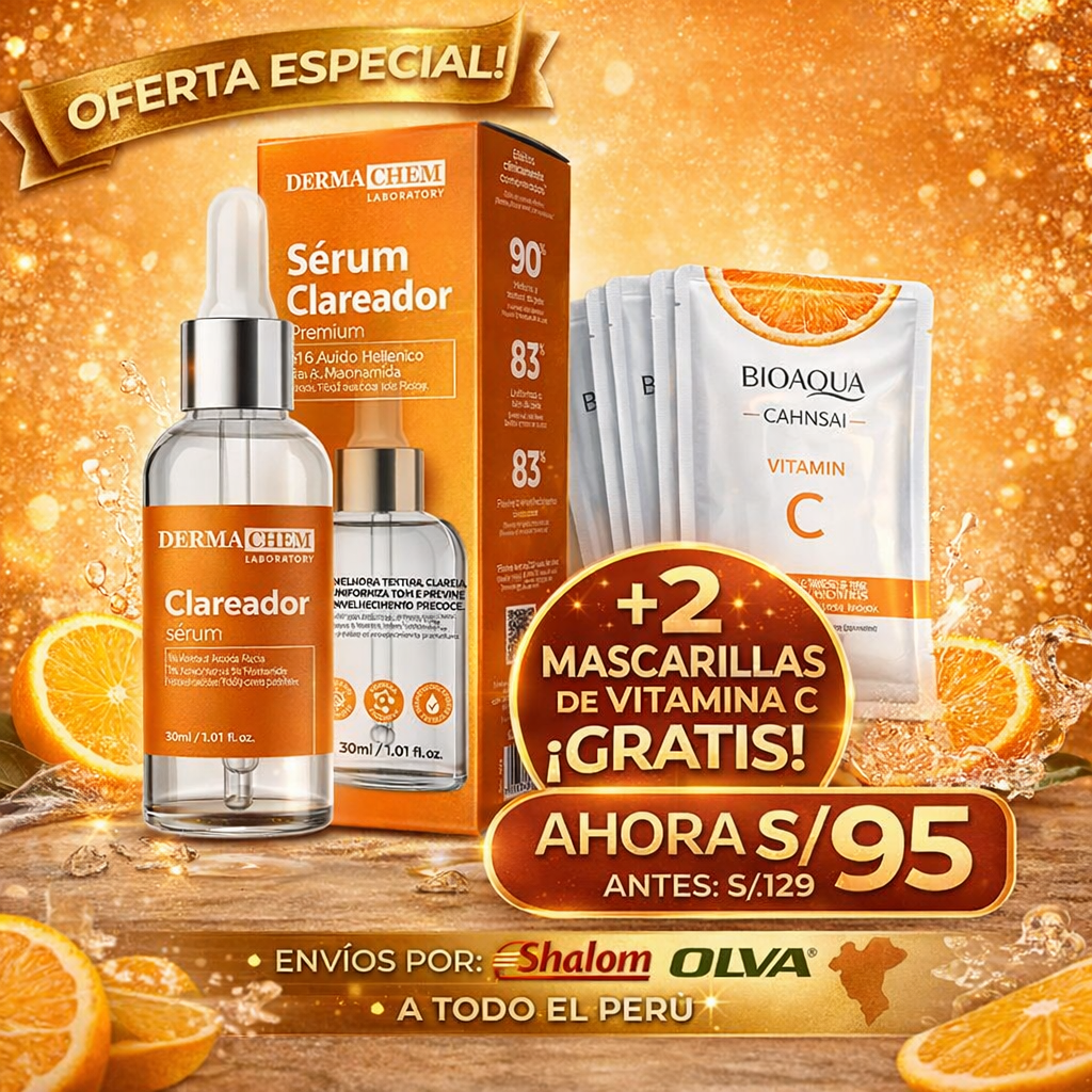 SÉRUM CLAREADOR PREMIUM  -ANTIMANCHAS + REGALO🎁