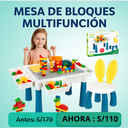Mesa LEGO Didáctica 88 piezas 3 en 1 MT® Premium