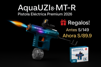 AquaUZI® MT·R - ELECTRICO CON LUCES RGB PREMIUM