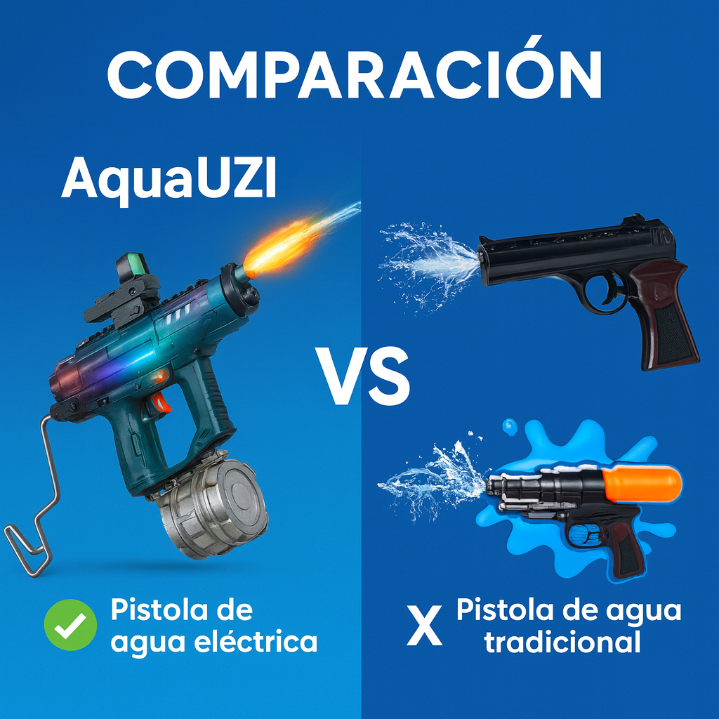 AquaUZI® MT·R - ELECTRICO CON LUCES RGB PREMIUM