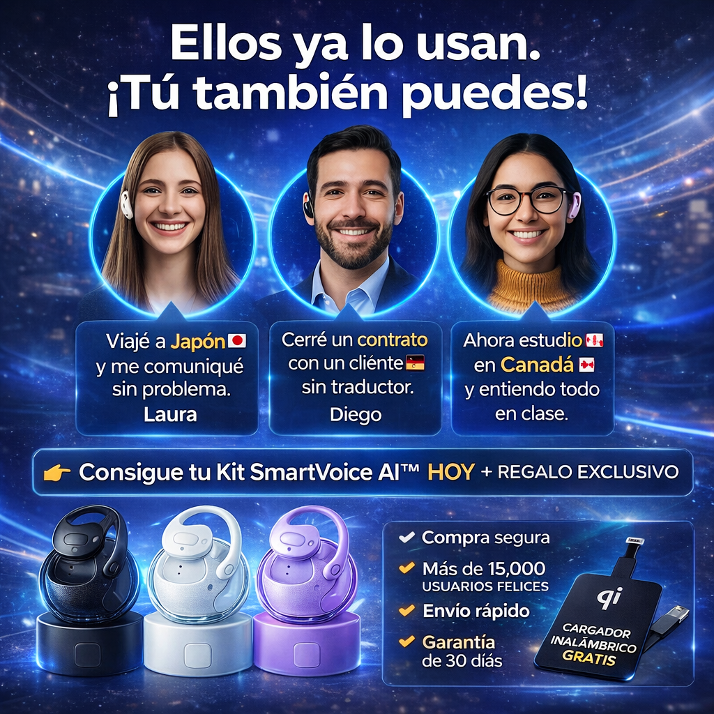 SMARTVOICE AI™- TRADUCTORES CON INTELIGENCIA ARTIFICIAL +150 IDIOMAS