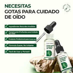2X1 GOTAS PARA EL CUIDADO DE LOS OÍDOS PARA EL DOLOR Y ZUMBADOS