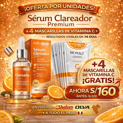 SÉRUM CLAREADOR PREMIUM  -ANTIMANCHAS + REGALO🎁