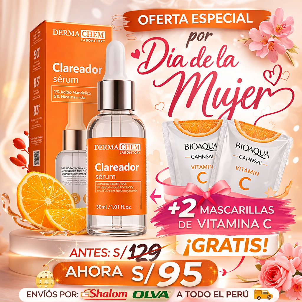SÉRUM CLAREADOR PREMIUM  -ANTIMANCHAS + REGALO🎁